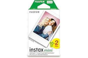 FUJIFILM Instax Mini Instant Film Twin Pack (White), 20 photos