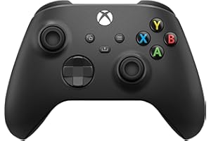 Xbox Core Wireless Gaming Controller  17 Carbon Black Series X|S, One, Windows PC, Android, and iOS