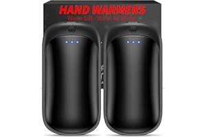 2 Pack Hand Warmers Rechargeable, Portable Electric Hand Warmers Reusable, USB 2 in 1 Handwarmers, Outdoor/Indoor/Warm Gifts 