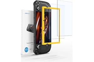 JSAUX 2-Pack Steam Deck Screen Protector, Ultra HD Glass Protector 9H Hardness Easy to Install with Guiding Frame Scratch Res