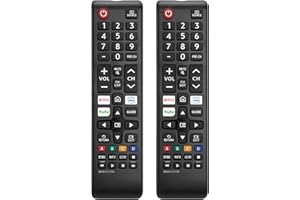 【Pack of 2】 New Universal Remote for All Samsung TV Remote, Replacement Compatible for All Samsung Smart TV, LED, LCD, HDTV, 