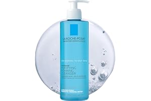 La Roche-Posay Toleriane Purifying Foaming Facial Cleanser, Niacinamide + Ceramides + Prebiotic Thermal Water, Oil Free Face 