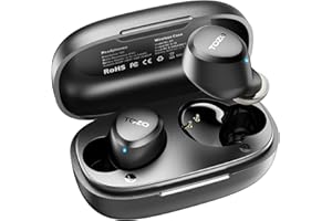 TOZO A1 Mini Wireless Earbuds Bluetooth 5.3 in Ear Light-Weight Headphones Built-in Mic Calls, IPX5 Waterproof, Immersive Pre