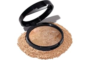 LAURA GELLER NEW YORK Award-Winning Baked Balance-n-Brighten Color Correcting Powder Foundation - Medium - Buildable Light to