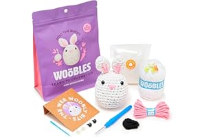 The Woobles Beginners Crochet Kit with Easy Peasy Yarn as seen on Shark Tank - with Step-by-Step Video Tutorials - JoJo The B