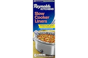 Reynolds Kitchens Slow Cooker Liners, Regular (Fits 3-8 Quarts), 6 Count