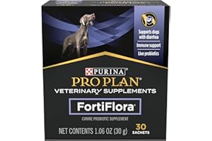 Purina Pro Plan Veterinary Supplements FortiFlora Dog Probiotic Supplement, Canine Nutritional Supplement - 30 Ct. Box