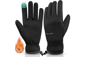 ihuan Winter Waterproof Ski Gloves Men Women, Snow Warm Cycling Cold Weather, Driving Biking Running