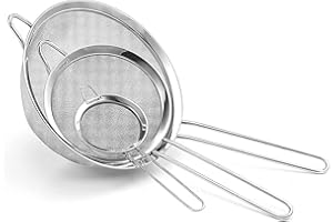 Cuisinart Mesh Strainers, 3 Count (Pack of 1) Set, CTG-00-3MS Silver