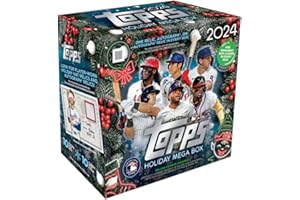 2024 Topps Holiday Baseball Sealed Mega Box (1 Relic Or Autograph Per Box) 1 Ornament Box Loader in Every Box