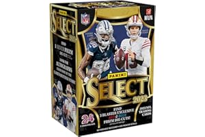 2023 Panini Select Football 6-Pack Blaster Trading Card Box (Red & Blue Prizms!)