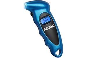 AstroAI Tire Pressure Gauge Digital 0-150PSI (Accurate in 0.1 Increments), 4 Settings Stocking Stuffers for Car Truck Bicycle