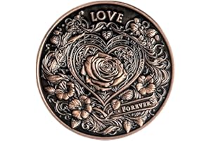 ZSALSTING - Love Coin Collection Challenge Coin: Unique Memento and Pocket Token Gift to Inspire and Make Him/Her Lucky - Per