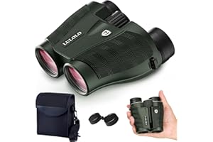 12x30 Compact HD Binoculars for Adults and Kids High Powered - Large View Binoculars with Clear Low Light Vision - Super Brig