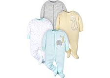 Gerber Baby Boys 4 Pack Sleep 'N Play Footie