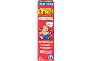 Boudreaux's Butt Paste Maximum Strength Diaper Rash Cream, Ointment for Baby, 4 oz Tube