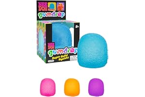 Schylling NeeDoh Gumdrop - Textured Sensory Toy with Super Solid Squish - 2.5" Tall - Colors May Vary (Pack of 1)