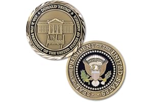 Donald Trump 45th and 47th President of The United States Challenge Coin 2 inches in Diameter