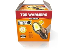 HotHands Toe Warmers - Long Lasting, Odorless, Air Activated - Up to 8 Hours of Heat - 20 Pair