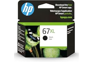 HP 67XL Black High-yield Ink Cartridge | Works with HP DeskJet 1255, 2700, 4100 Series, HP ENVY 6000, 6400 Series | Eligible 