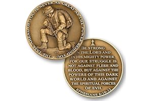 The Task Ahead Challenge Coin Collector's Medallion