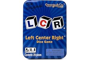 LCR® Left Center Right™ Dice Game - Blue Tin