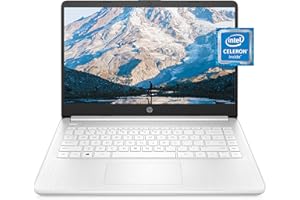 HP 14 Laptop, Intel Celeron N4020, 4 GB RAM, 64 GB Storage, 14-inch Micro-edge HD Display, Windows 11 Home, Thin & Portable, 