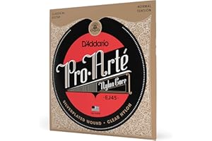 D'Addario EJ45 Pro-Arte Nylon Classical Guitar Strings, Normal Tension – Nylon Core Basses, Laser Selected Trebles - Offers B