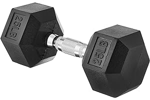 Amazon Basics Rubber Hex Dumbbell Hand Weight