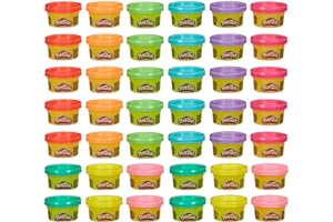 Play-Doh Bulk 42-Pack of 1-Ounce Cans, Christmas Stocking Stuffers for Girls & Boys, Party Favors, Kids Arts & Crafts, Presch