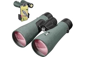 12x50 UHD Binoculars for Adults High Powered with Upgraded Phone Adapter - Large View, Lightweight, IPX7 Waterproof - Binocul