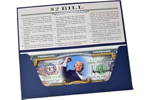 Trump Stand Strong $2 Bill Donald Trump 2 Dollar Bill Trump Never Surrender Colorized Mugshot $2 Bill Uncirculated Commemorat