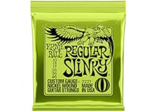 Ernie Ball Regular Slinky Nickel Wound Electric Guitar Strings, 10-46 Gauge (P02221)