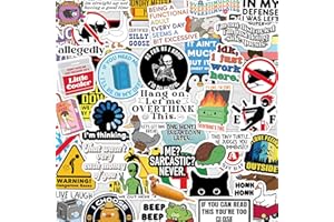 200 Pcs Funny Stickers for Adults (Dirty) Meme Water Bottles Stickers Pack Waterproof Cool Stickers for Laptop, Hard Hats, Sa