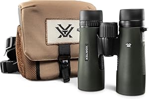 Vortex Optics Diamondback HD 10x42 Binoculars - HD Optical System, Non-slip Grip, Waterproof, Fogproof, Shockproof, Included 