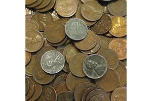 100 U.S. Wheat Pennies With Steel Cents in a Custom Vx Investments Microfiber Pouch (2 Rolls of U.S. Wheat Cents). 100 Old Co