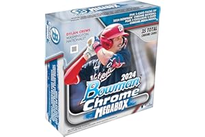 2024 Topps Bowman Chrome Baseball Factory Sealed Mega Box - Baseball Complete Sets