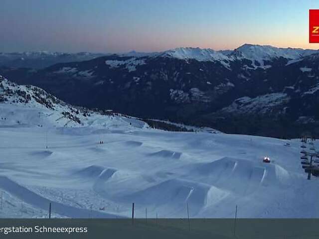 Bergstation Schneeexpress