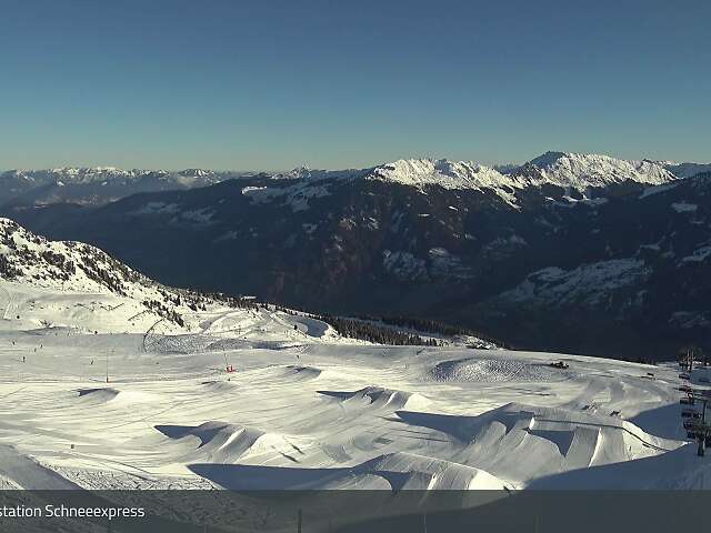 Bergstation Schneeexpress