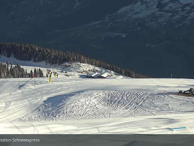 Bergstation Schneeexpress