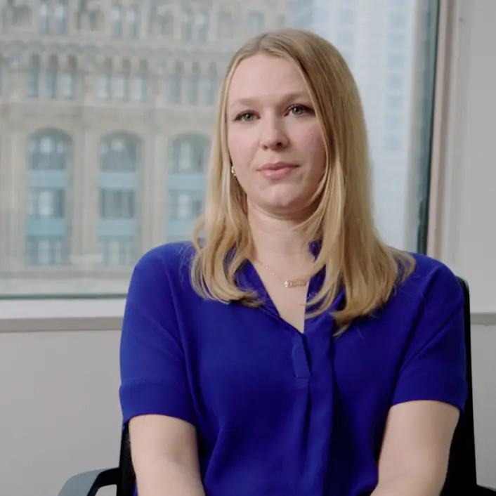 Video still of Danielle Meah, Director of Information Security, The Associated Press.