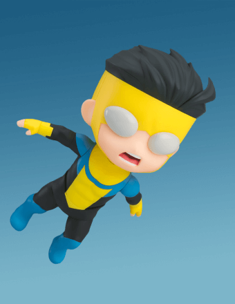 From the animated series "Invincible" comes a Nendoroid of the new hero Invincible!