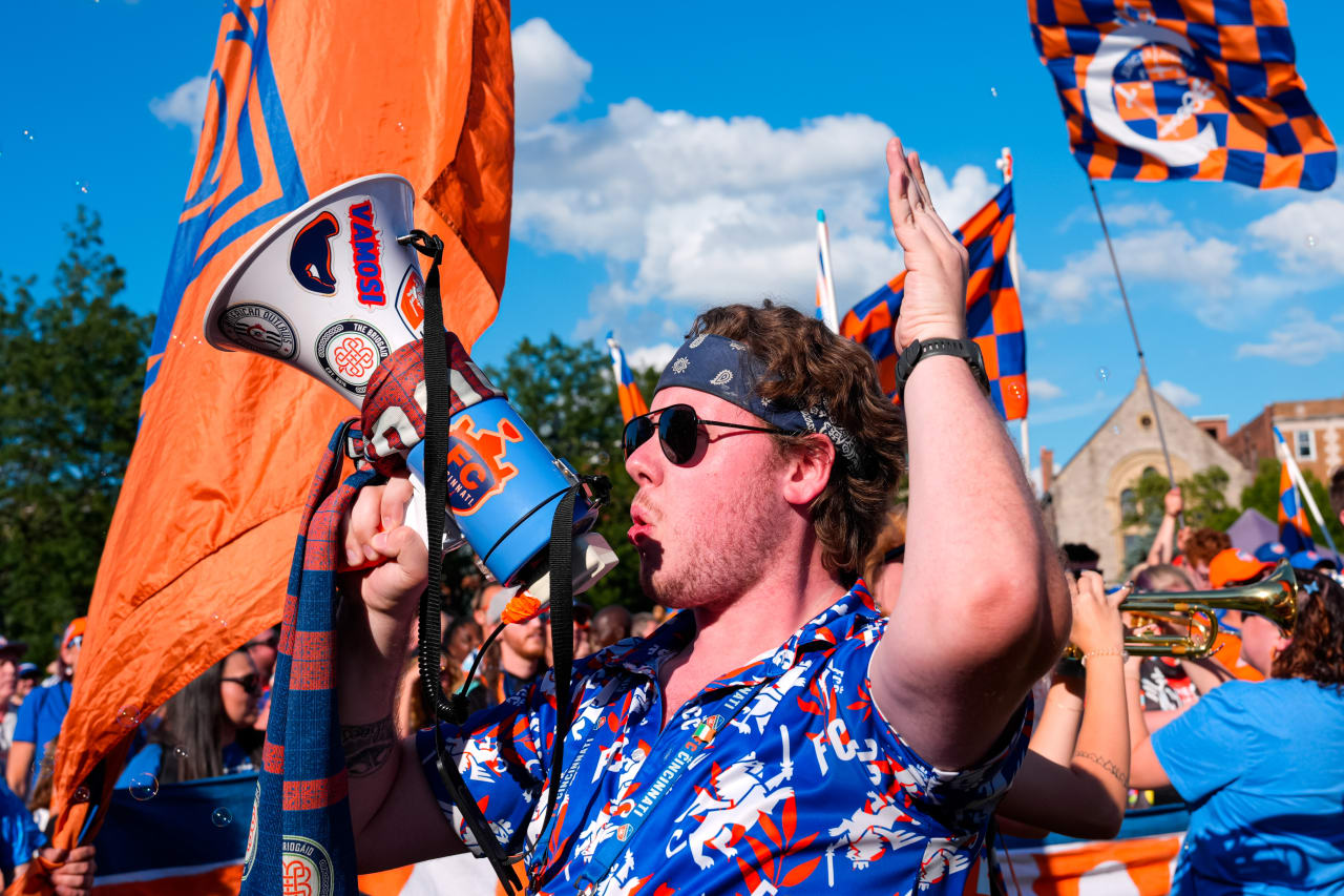 CINCINNATI, OHIO - JULY 6: FC Cincinnati against Inter Miami CF on July 6, 2024 at TQL Stadium in Cincinnati, Ohio.