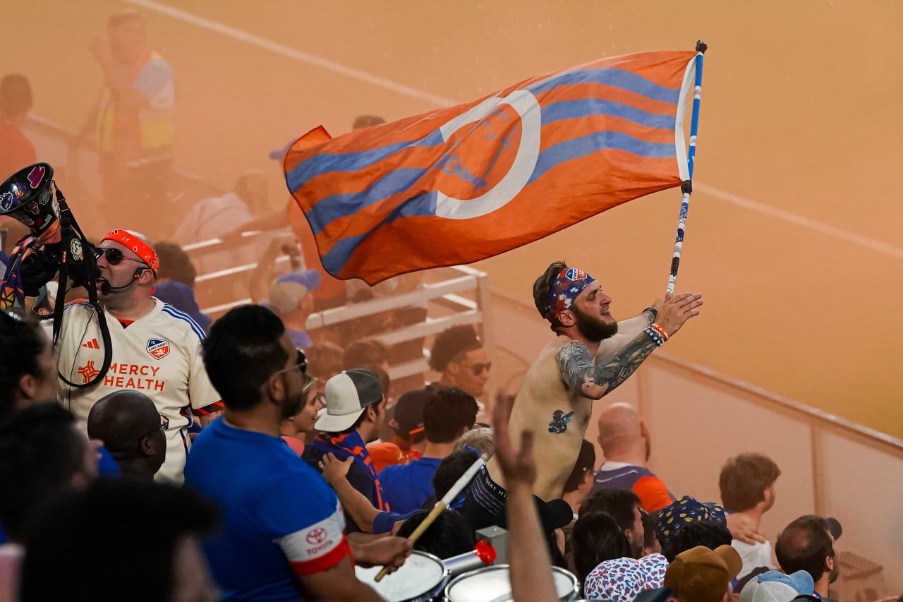 CINCINNATI, OHIO - MAY 18: FC Cincinnati against St. Louis City SC on May 18, 2024 at TQL Stadium in Cincinnati, Ohio.