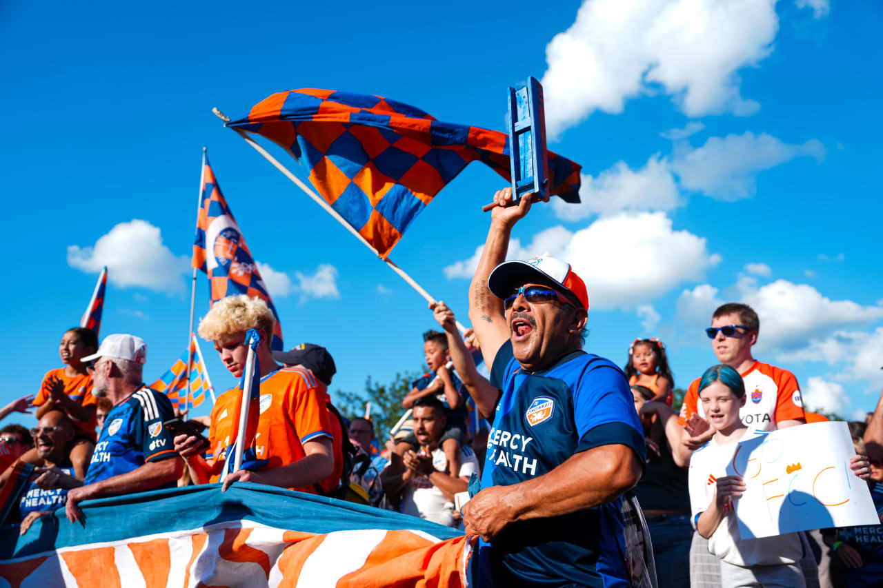 CINCINNATI, OHIO - JULY 6: FC Cincinnati against Inter Miami CF on July 6, 2024 at TQL Stadium in Cincinnati, Ohio.