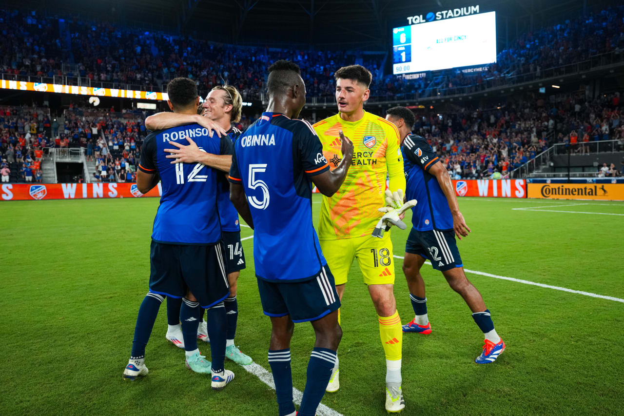 CINCINNATI, OHIO - JULY 6: FC Cincinnati against Inter Miami CF on July 6, 2024 at TQL Stadium in Cincinnati, Ohio.