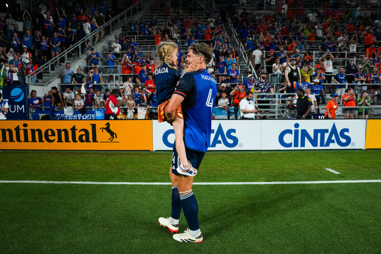 CINCINNATI, OHIO - MAY 18: FC Cincinnati against St. Louis City SC on May 18, 2024 at TQL Stadium in Cincinnati, Ohio.