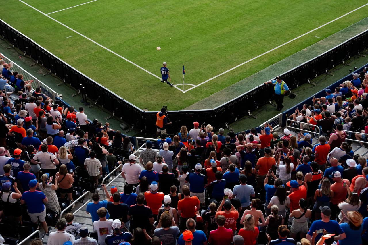 CINCINNATI, OHIO - JULY 6: FC Cincinnati against Inter Miami CF on July 6, 2024 at TQL Stadium in Cincinnati, Ohio.