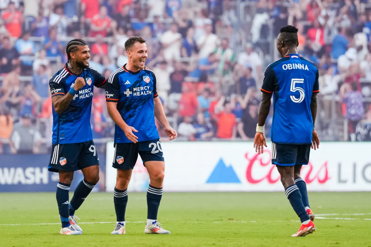 CINCINNATI, OHIO - JULY 6: FC Cincinnati against Inter Miami CF on July 6, 2024 at TQL Stadium in Cincinnati, Ohio.