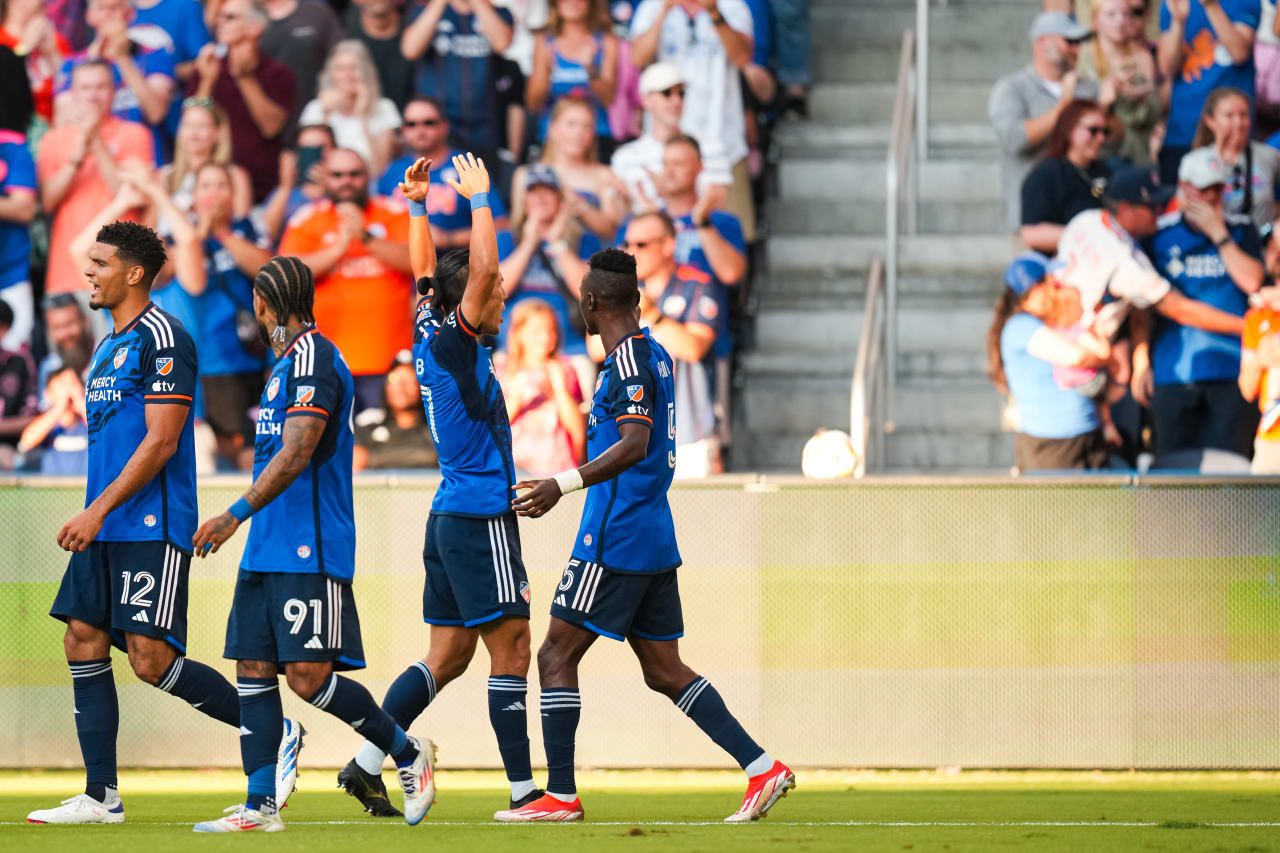 CINCINNATI, OHIO - JULY 6: FC Cincinnati against Inter Miami CF on July 6, 2024 at TQL Stadium in Cincinnati, Ohio.